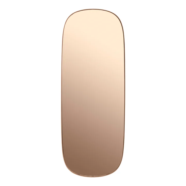 Framed Mirror gross von Muuto in rosa / rosa Glas