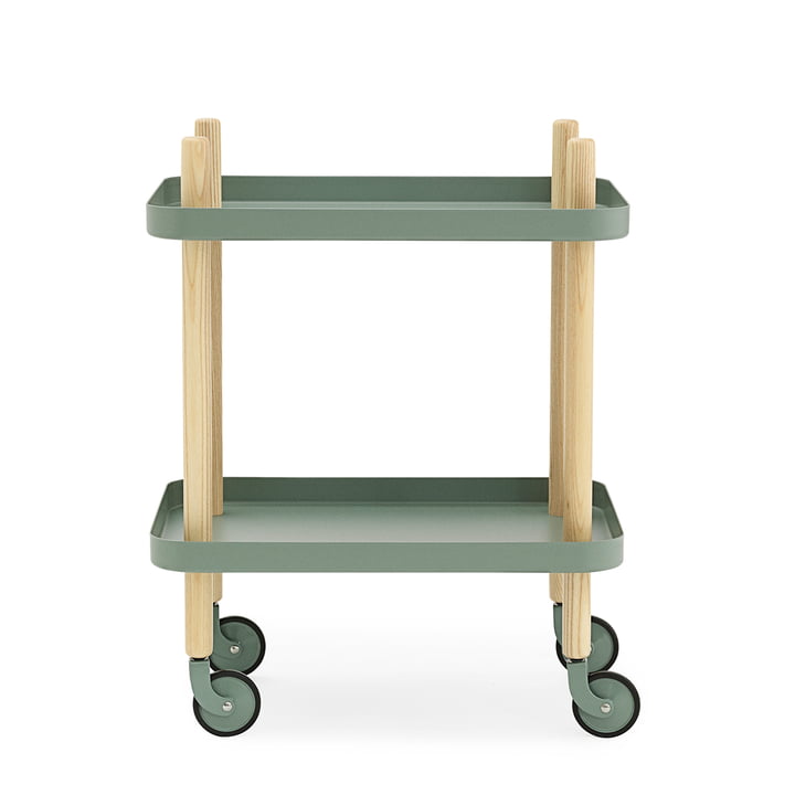 ock Beistellwagen von Normann Copenhagen in Dusty Green
