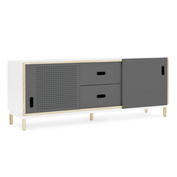 Kabino Sideboard mit Schubladen von Normann Copenhagen in Grau