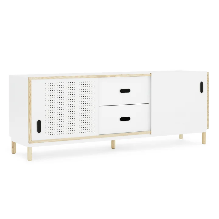 Kabino Sideboard mit Schubladen von Normann Copenhagen in Weiss