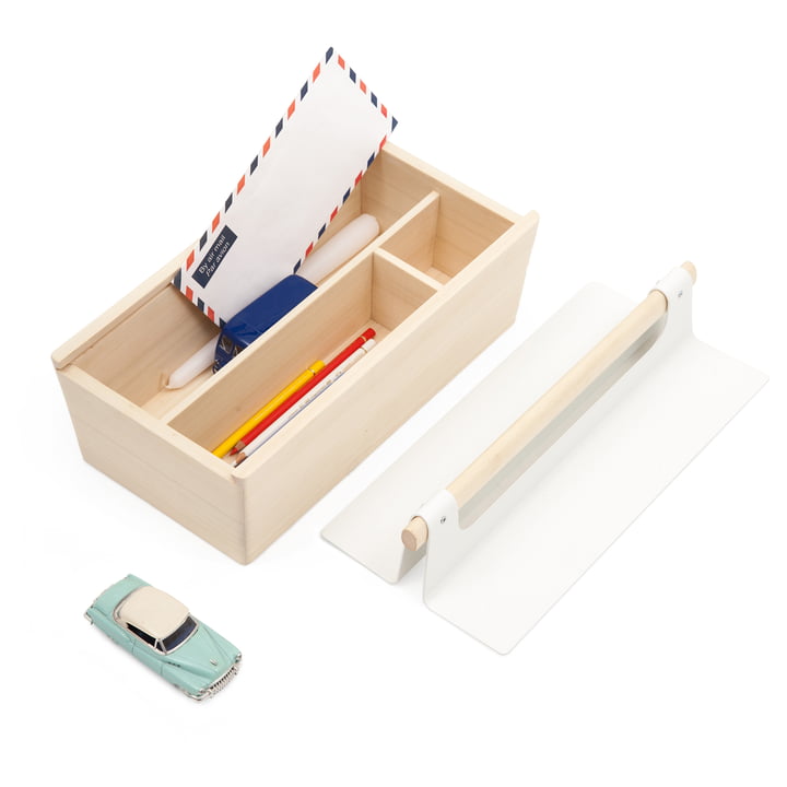 Hyppolite Sekretär von Hartô in Eiche Zitronengelb (RAL 1016)