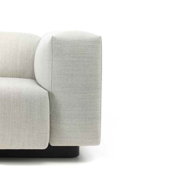 Soft Modular Sofa mit schwarzem Rahmen