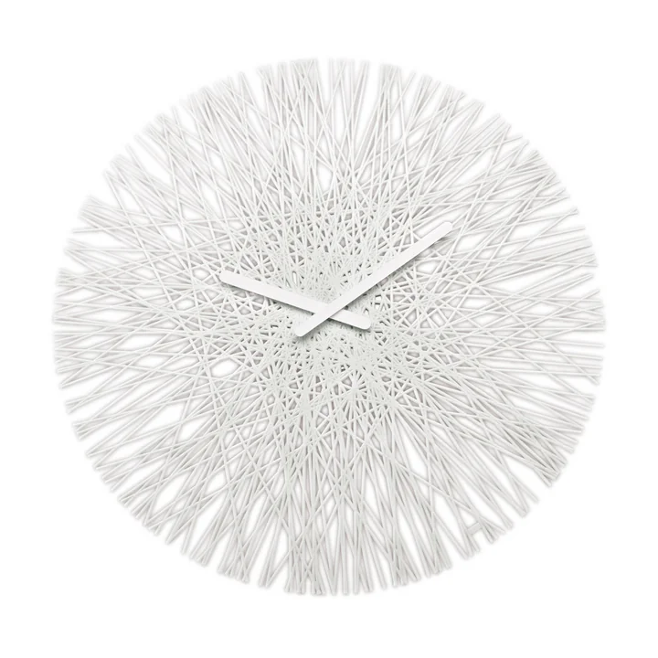 Silk Wanduhr von Koziol in Weiss
