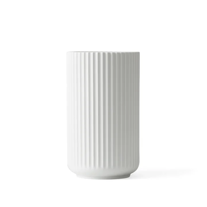 Lyngby Porcelæn - Lyngbyvase, weiss matt, H 15 cm