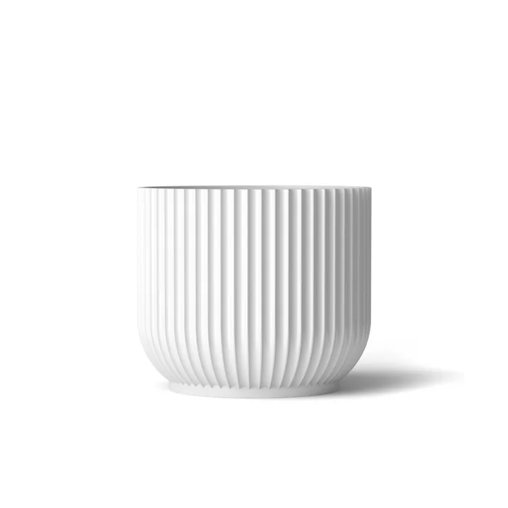 Blumentopf S von Lyngby Porcelæn in Weiss