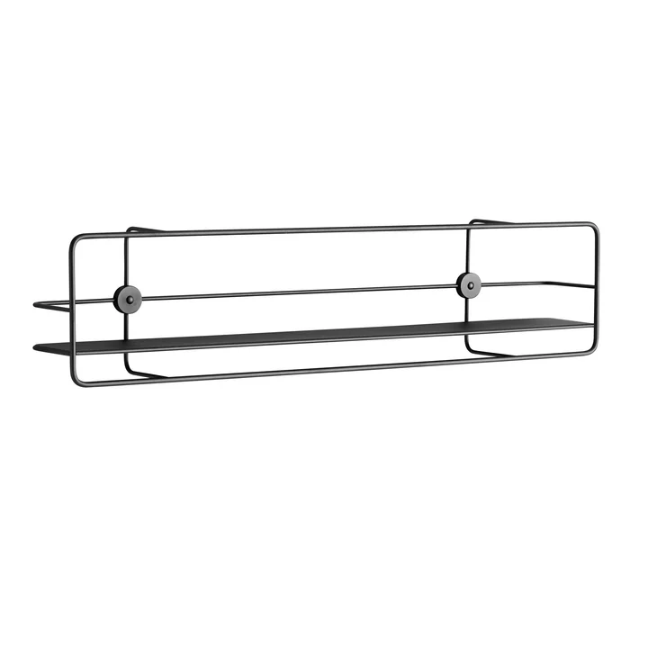Coupé Horizontal Shelf von Woud in Schwarz