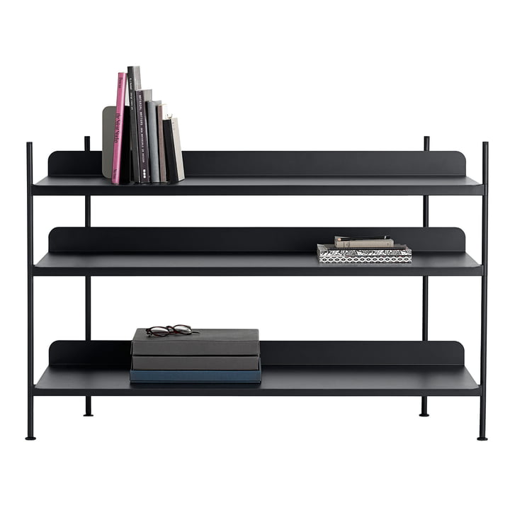 Compile Shelving System (Config. 2) von Muuto in Schwarz