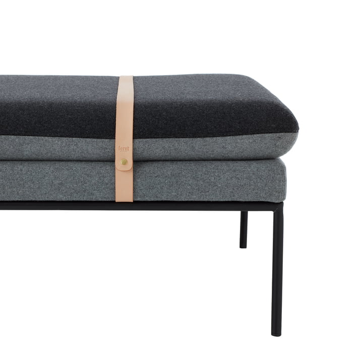 Das ferm Living - Turn Daybed wool in dunkelgrau