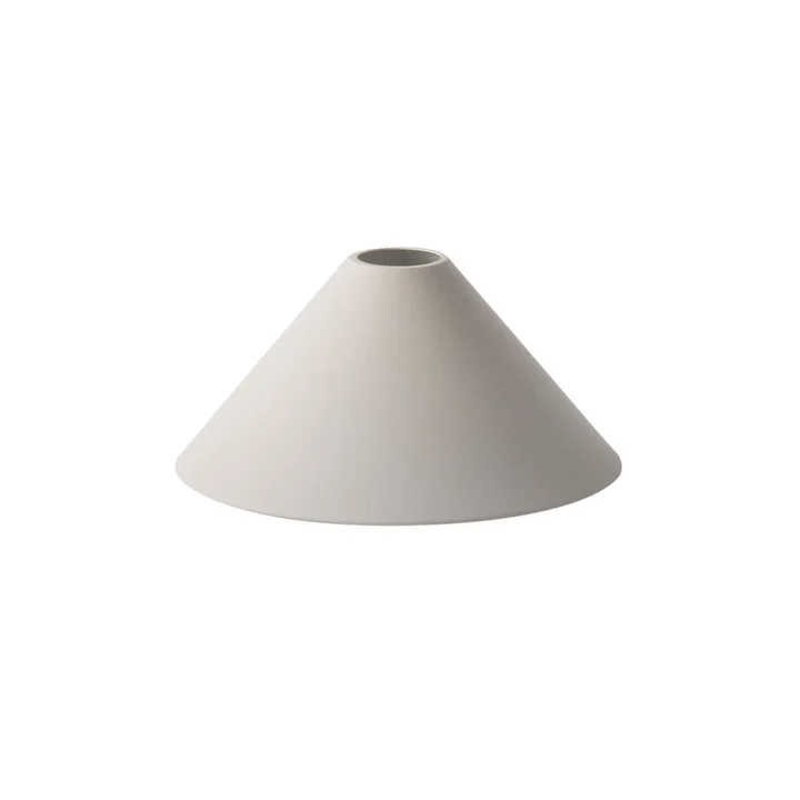 Der Ferm Living - Cone Shade Lampenschirm in hellgrau