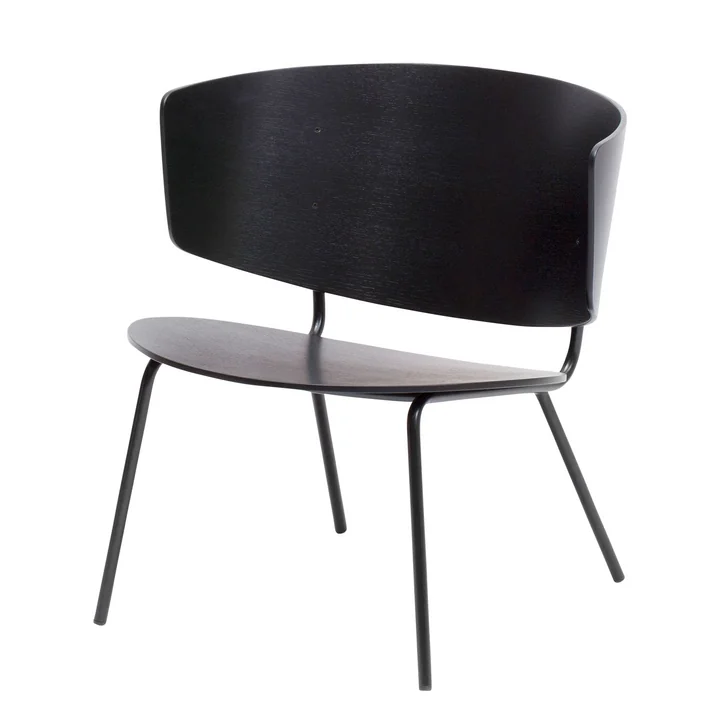Herman Lounge Chair von Ferm Living in Schwarz
