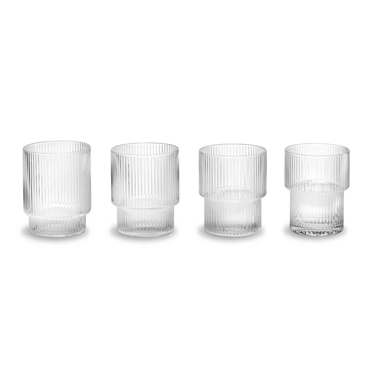 Ripple Gläser (4er-Set) von Ferm Living