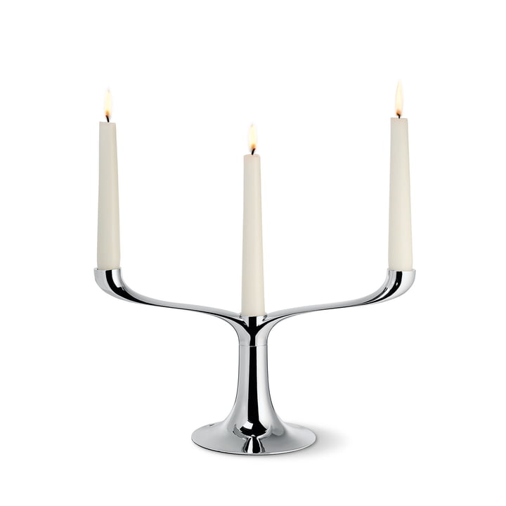 Candelabra Kerzenhalter mit drei Kerzen