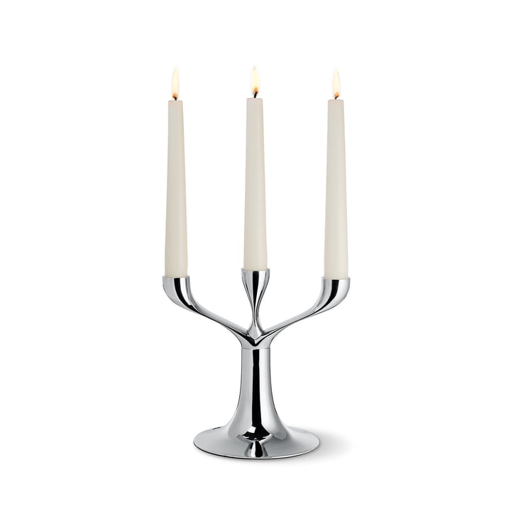 Candelabra Kerzenhalter mit drei Kerzen