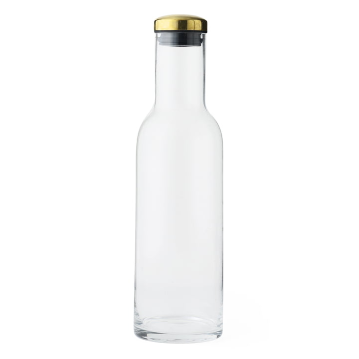 New Norm Wasserflasche 1 l von Audo mit Messingdeckel