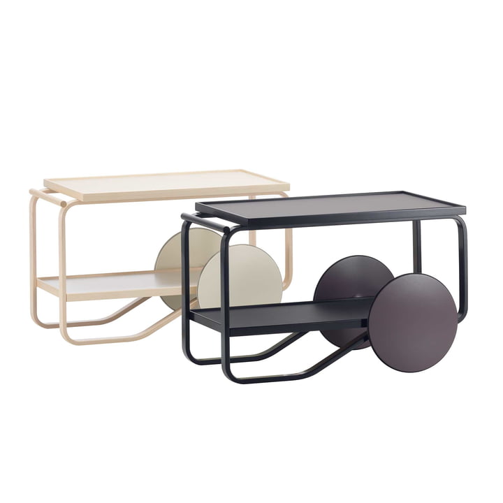 Tea Trolley von Artek in verschiedenen Varianten