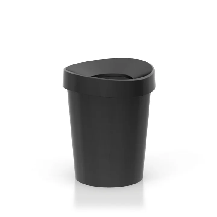 Happy Bin Papierkorb small von Vitra in basic dark