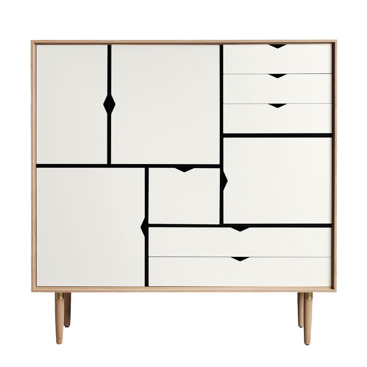 S3 Kommode von Andersen Furniture in Eiche geölt/ Fronten weiss