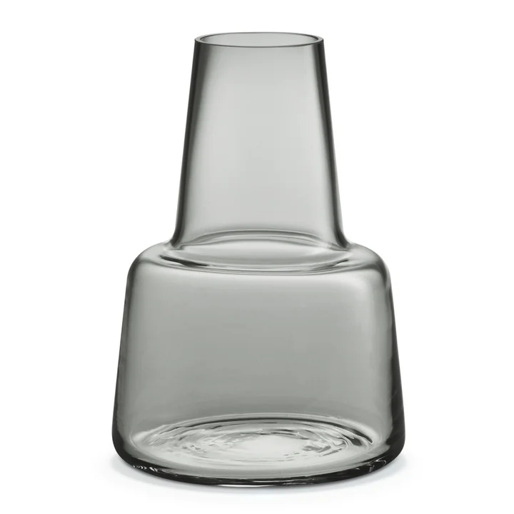 Flora Vase mittlerer Hals 24 cm von Holmegaard in Smoke
