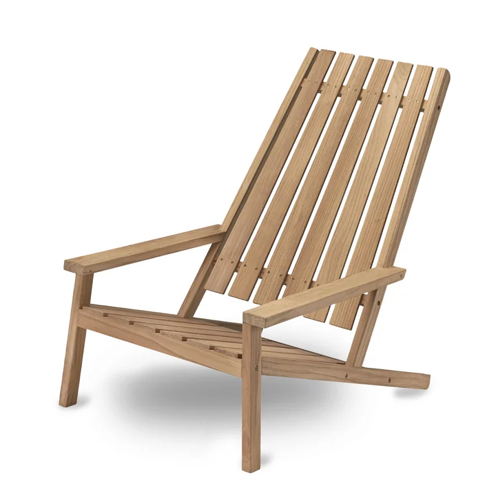 Between Lines Deck Chair von Skagerak aus Teakholz