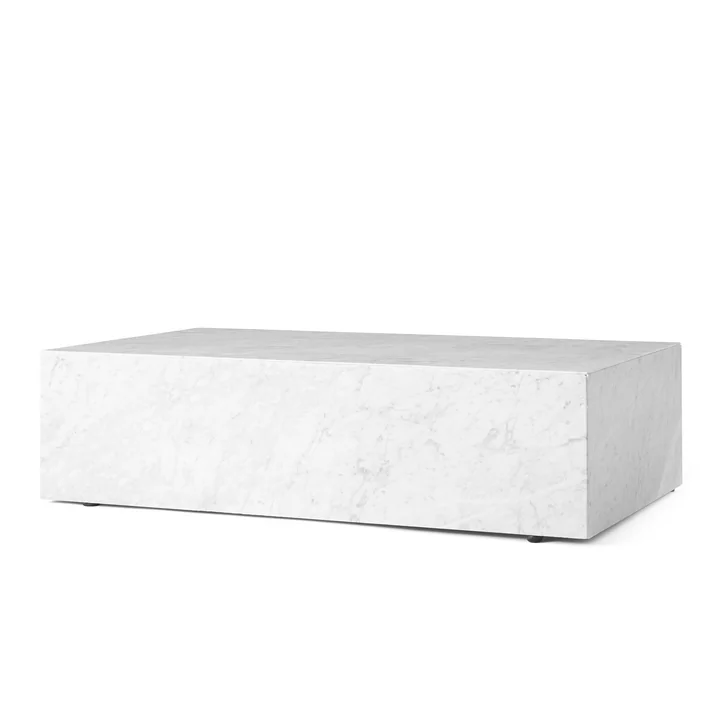 Plinth Couchtisch von Audo in Weiss