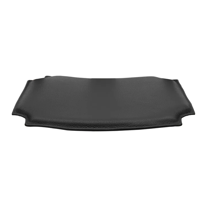 Leder-Kissen für CH24 Wishbone Chair von Carl Hansen in Schwarz