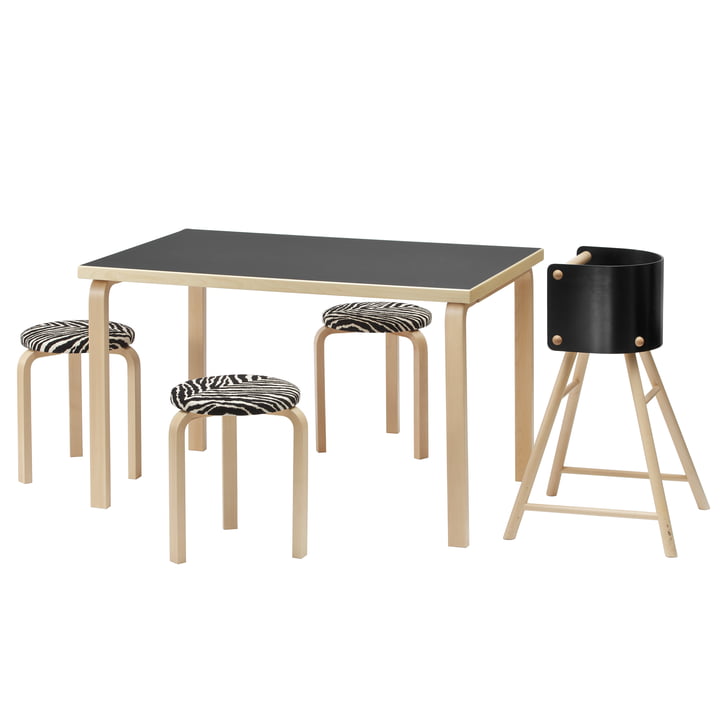 Rechteckiger Tisch 81A von Artek