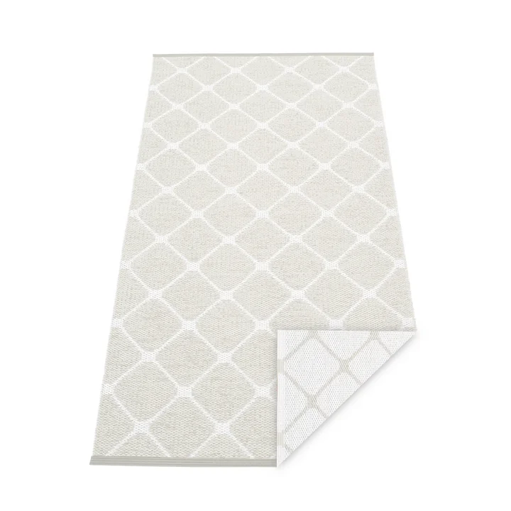 Rex Teppich 70 x 60 cm von Pappelina in fossil grey / vanilla