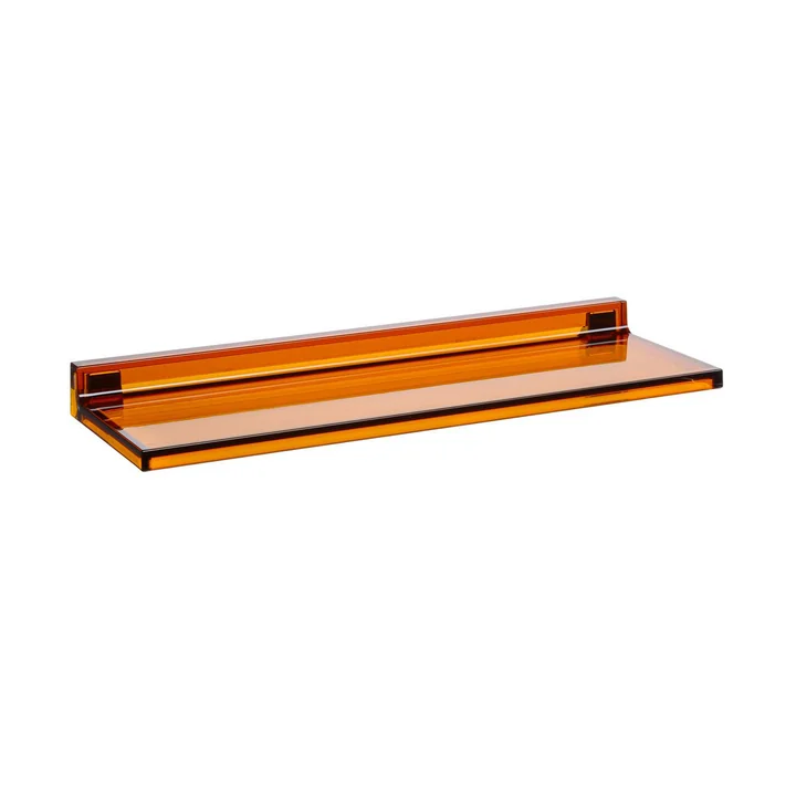 Shelfish Wandregal von Kartell in bernstein