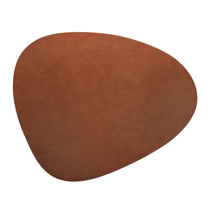 Floor Mat Curve XXXL 92 x 108 cm von Lind DNA in Bull Natur