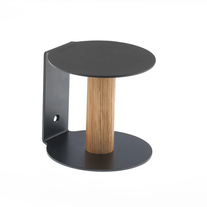 Toilettenpapierhalter von Lind DNA in Nupo Schwarz / Stahl Schwarz