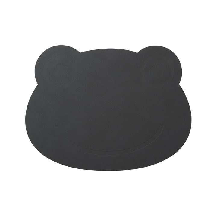 Frog Table Mat 38 x 28 cm von LindDNA in Nupo Anthrazit (1,6 mm)