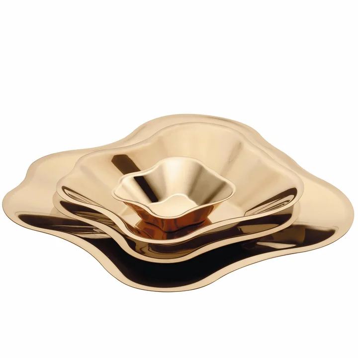 Aalto Schale von Iittala in Rose Gold