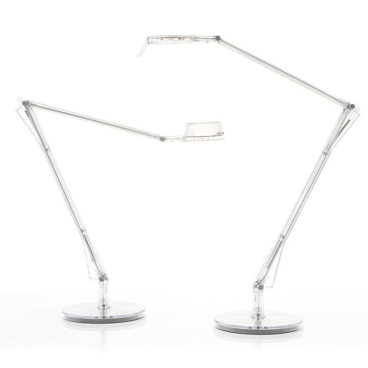 Kartell - Aledin Schreibtischleuchte Tec LED, transparent