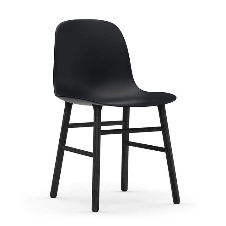 Form Stuhl von Normann Copenhagen in Eiche Schwarz/ Schwarz