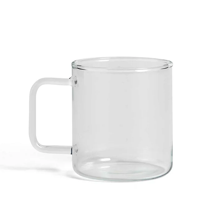 Glas Kaffeetasse von HAY in klar