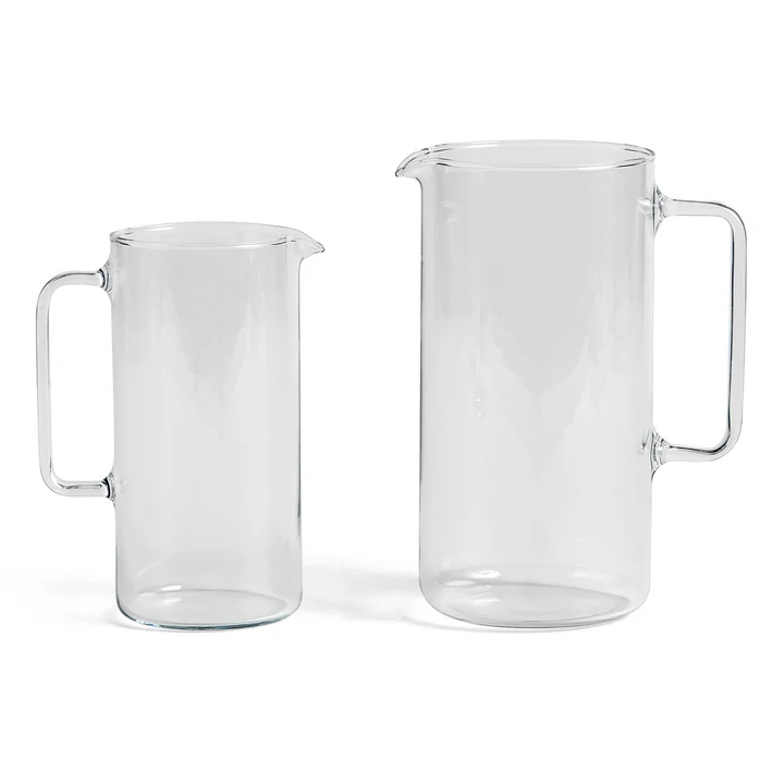 Karaffe M und L von HAY in Klar