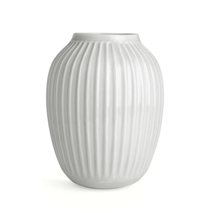 Hammershøi Vase H 25 cm von Kähler Design in Weiss