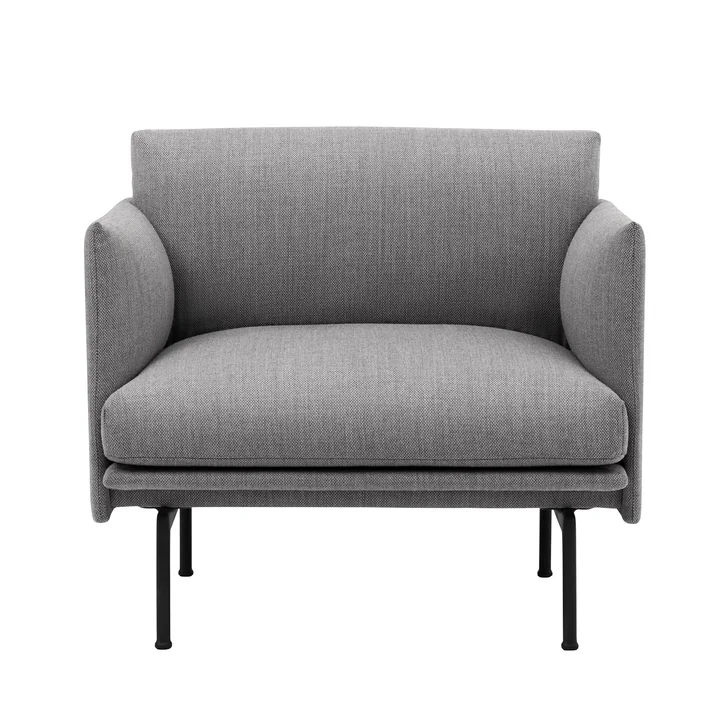 Outline Studio Sessel von Muuto in Fiord 151/ Schwarz