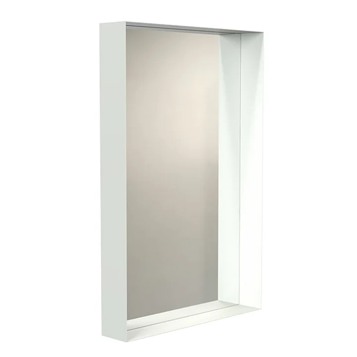 Unu Wandspiegel 4128 mit Rahmen 60 x 90 cm von Frost in weiss