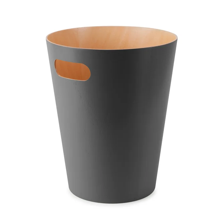 Der Umbra - Woodrow Papierkorb in Charcoal