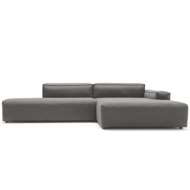 175 Sofaecke rechts Seitenteil niedrig von freistil mit Bezug in Graphitgrau (5246)