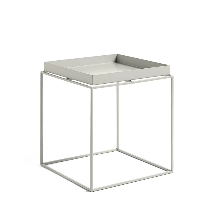 Tray Table 40 x 40 cm von HAY in Warm Grey
