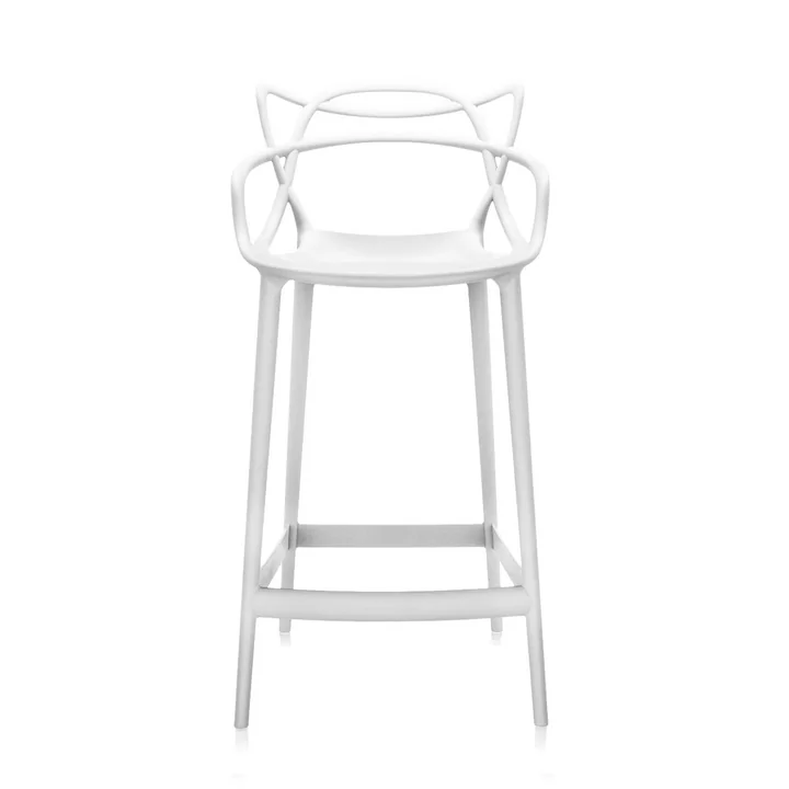Der Kartell - Masters Barhocker, H 65 cm / weiss