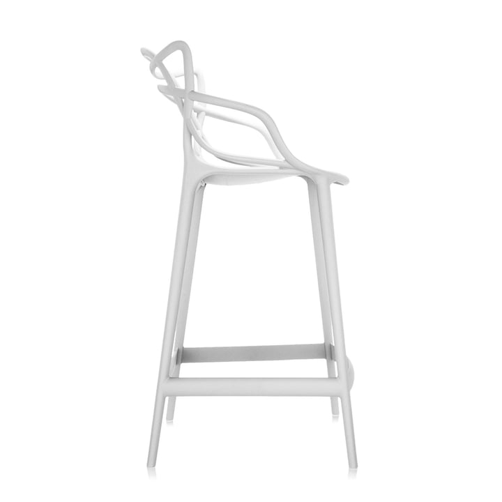 Der Kartell - Masters Barhocker, H 65 cm / weiss