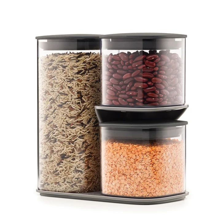 Podium Aufbewahrungsbehälter-Set mit Ständer 3-teilig von Joseph Joseph