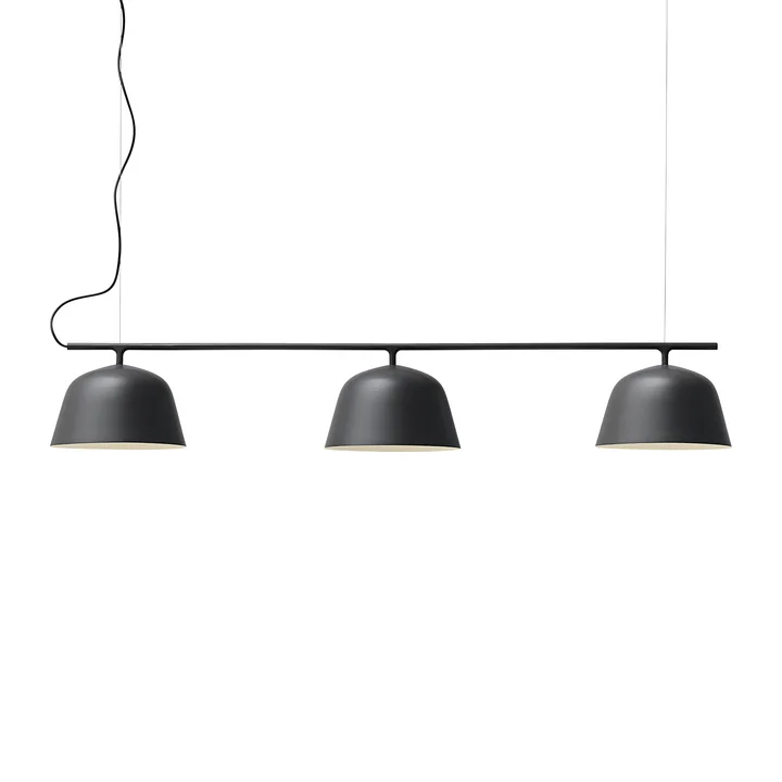 Ambit Rail Pendelleuchte von Muuto in schwarz