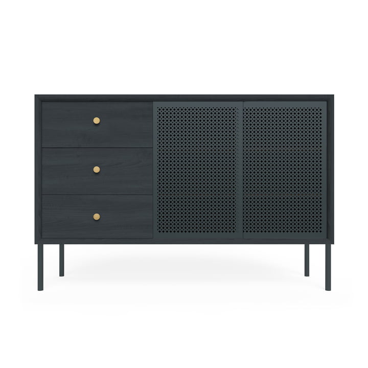 Gabin Sideboard hoch mit Schubladen von Hartô in Anthrazitgrau (RAL 7016)