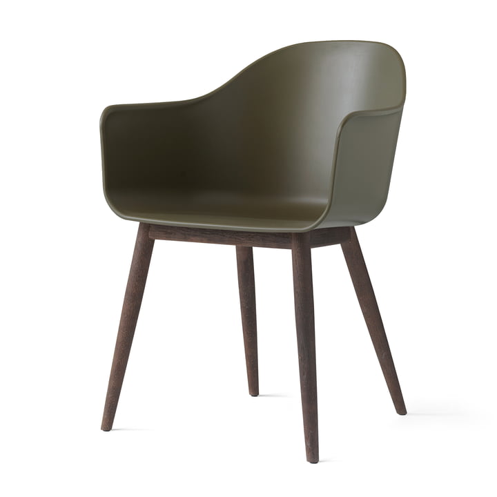 Audo - Harbour Chair (Holz), eiche dunkel / oliv