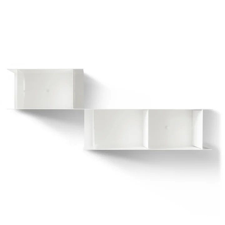 Das vonbox - Wandregal Blurry in weiss (RAL 9016)