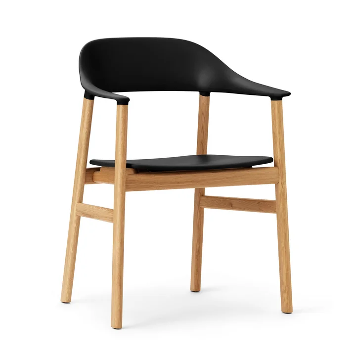 Normann Copenhagen - Herit Armlehnstuhl, Eiche / schwarz